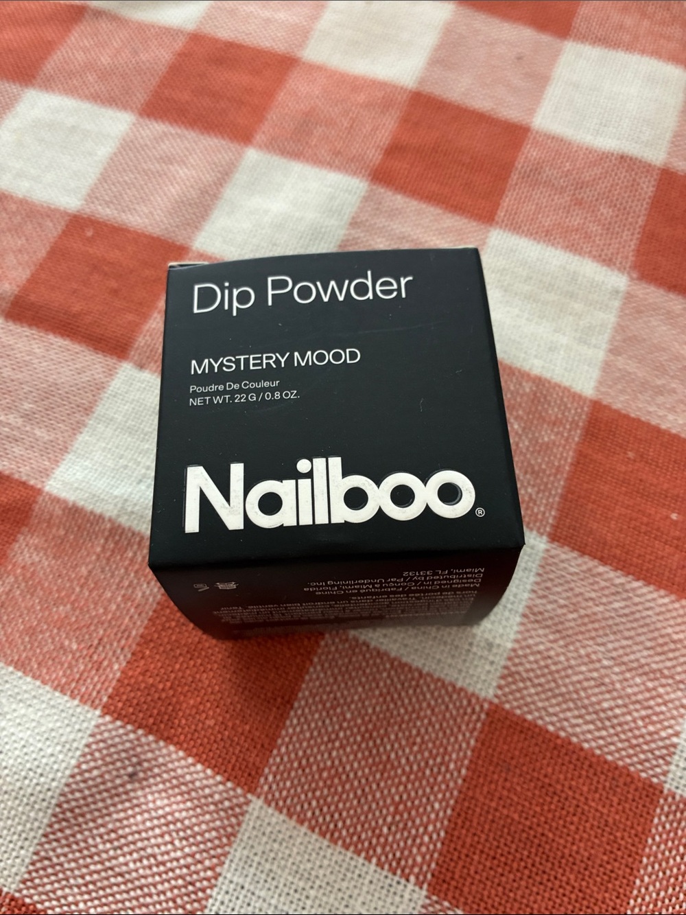 Nailboo Mystery Mood Dip Powder — Black Salon Finish
